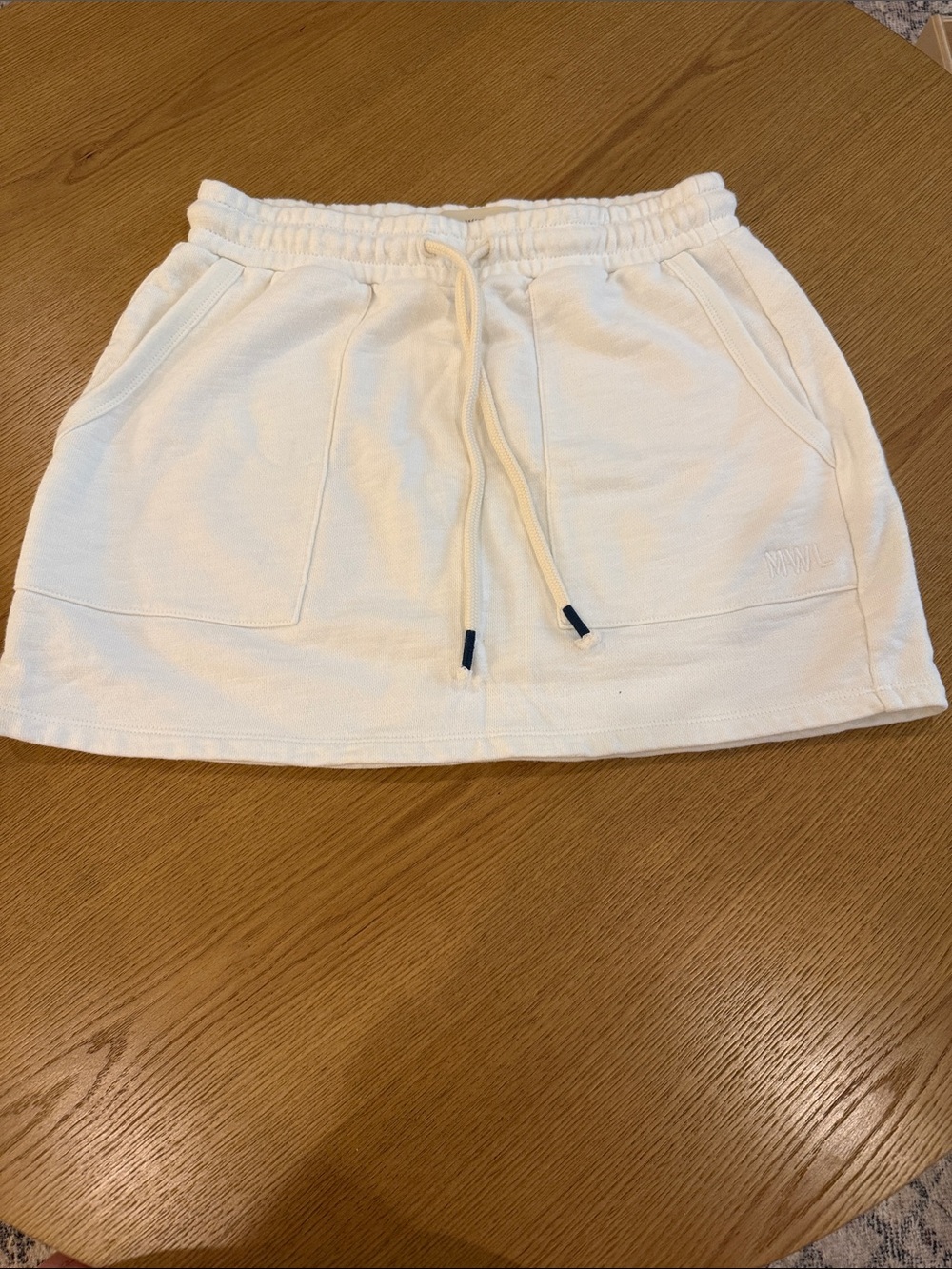 MWL by Madewell Active Wear White Drawstring Pocket Skirt